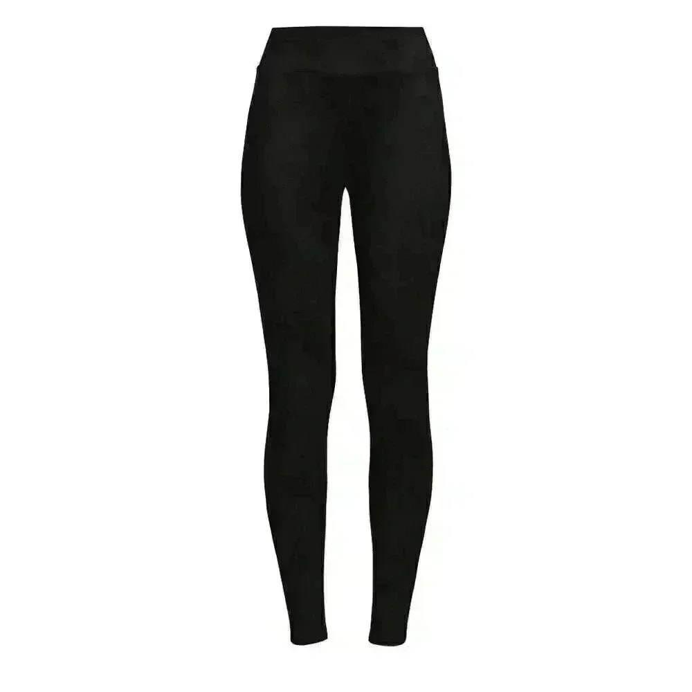 Black Faux Suede Leggings Small - Picture 4 of 4